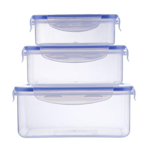Food Storage Bento Box Fruit Vegetable Fresh Keeping Sealed Microwavable