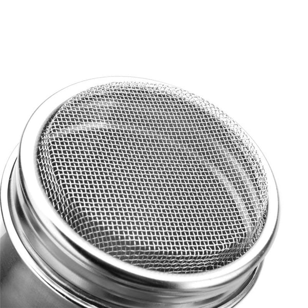 1PC Stainless Steel Chocolate Shaker Cocoa Flour Icing Sugar Powder Coffee