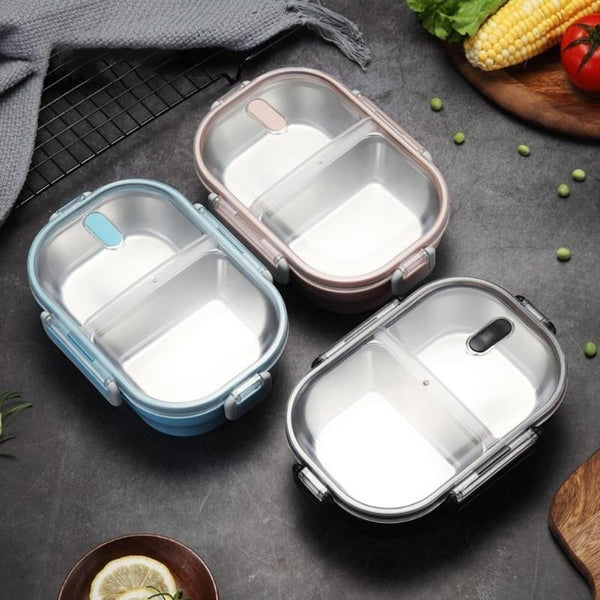Stainless Steel Bento Box Kitchen Eco-friendly Leak-proof Food Container Food Box