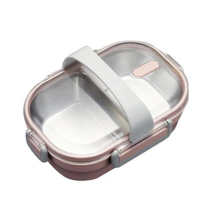 Stainless Steel Bento Box Kitchen Eco-friendly Leak-proof Food Container Food Box